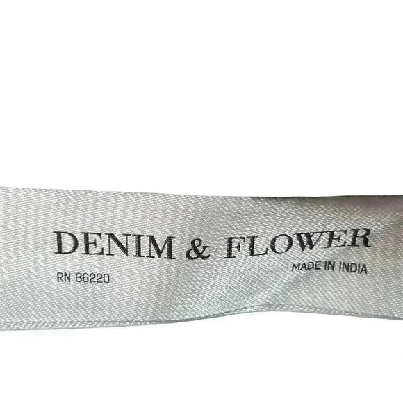 Denim & Flower Men's Black Polo Shirt Pineapple Skull Pattern Size Large - Picture 5 of 9